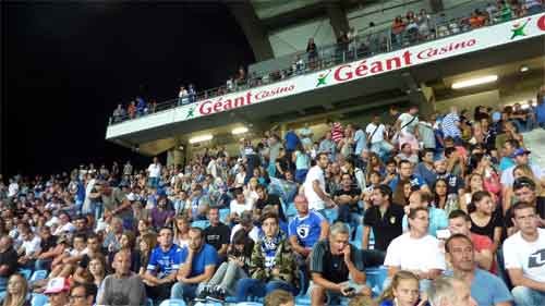 Le Match Bastia contre Toulouse au Stade Armand Cesari à Furiani le 31 Août 2013