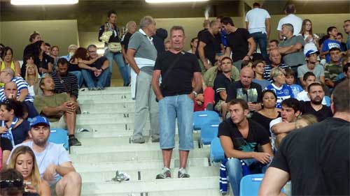 Bastia : Les tribunes du Stade Armand Cesrari à Furiani