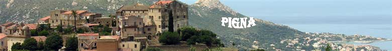 Le village de Pigna en Balagne Haute Corse